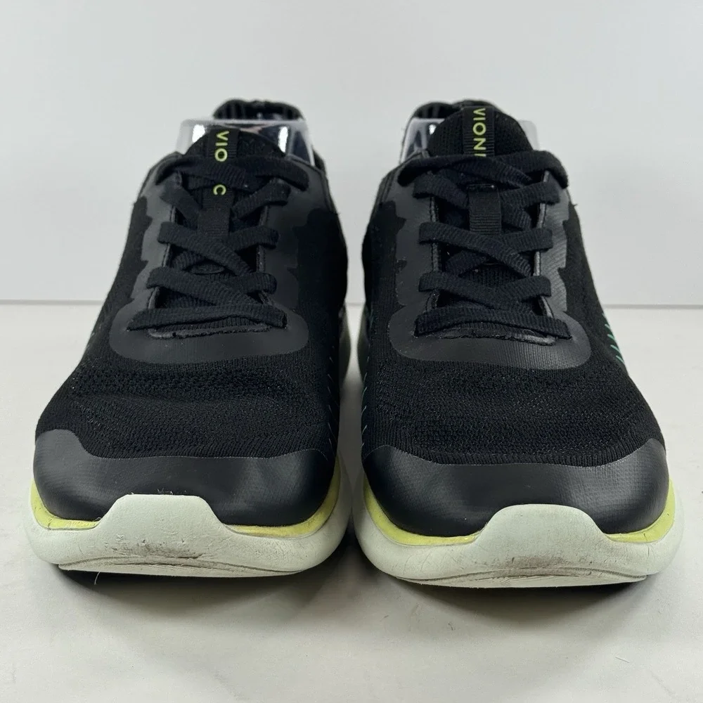 VIONIC Embolden Knit Athletic Running Shoes Black Yellow Women's Size‎ 9.5